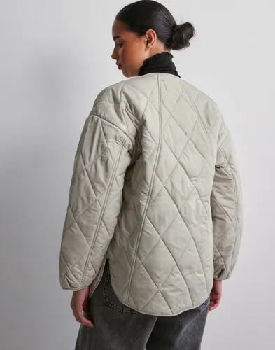 Pieces - Beige - Pcstella Quilted Jacket Noos Bc