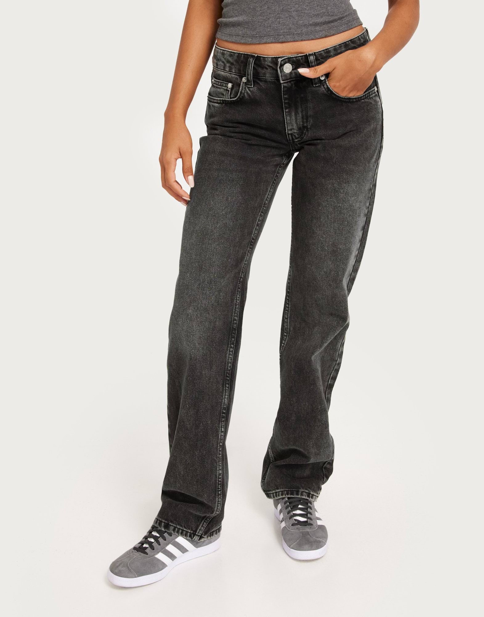 Low Waist Straight Leg Jeans