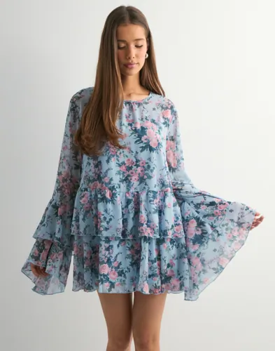 VERO MODA Vmstarry Ls Ruffle Mini Dress Exp korta klänningar dam – bild 2
