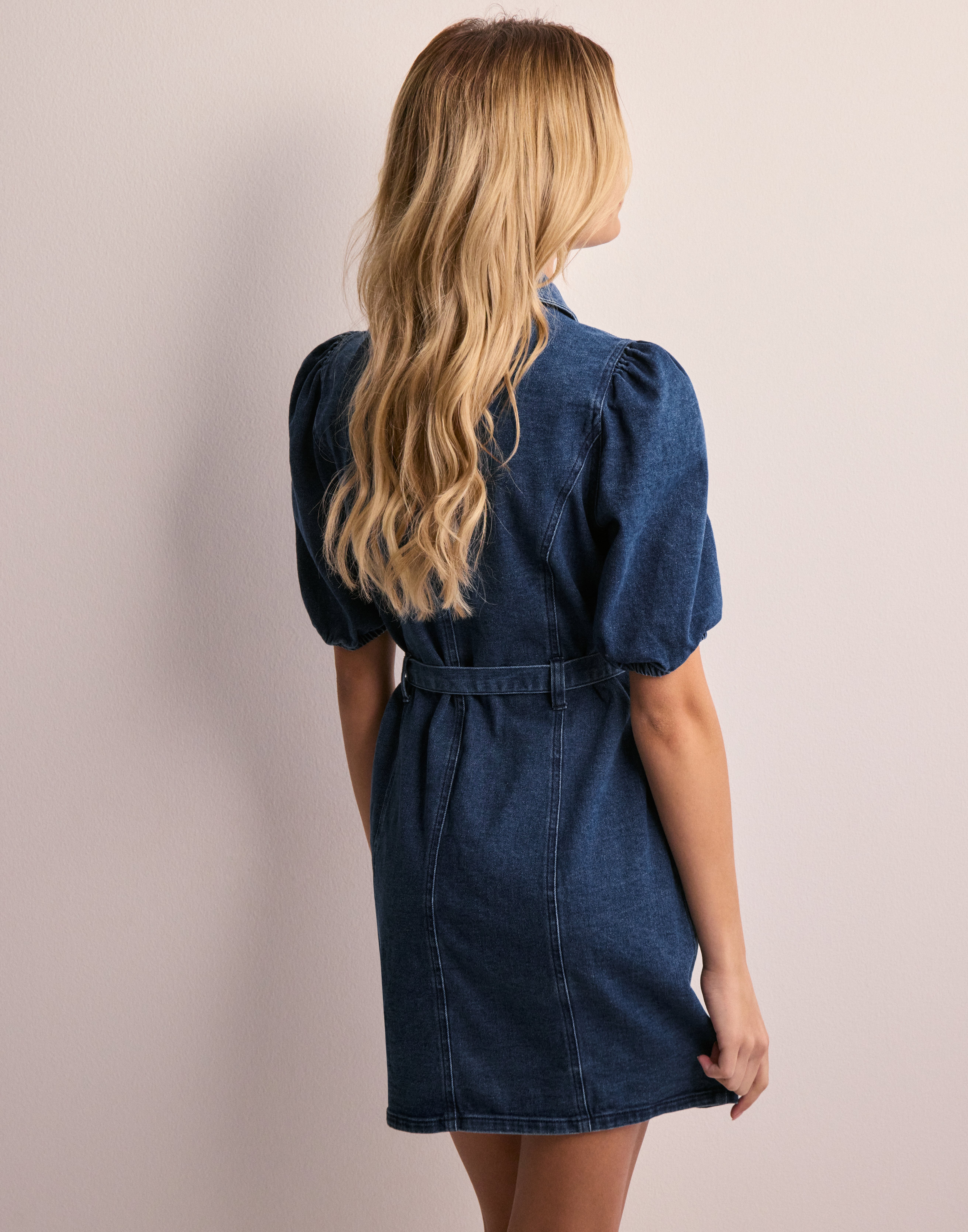 ONLY Damen Jeansbluse – Langarm, Von Der Dänischen Marke, Stylischer Oversize-Schnitt