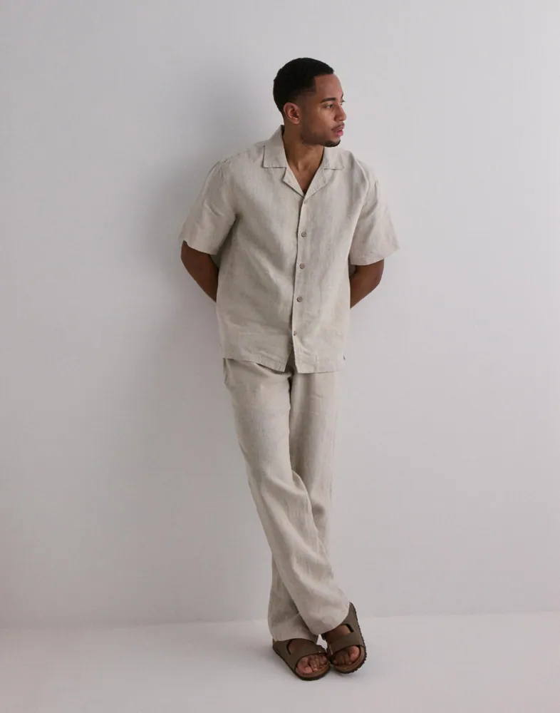 Que Sera Sera Louis Linen Shirt Linneskjortor skjortor & blusar herr – bild 2