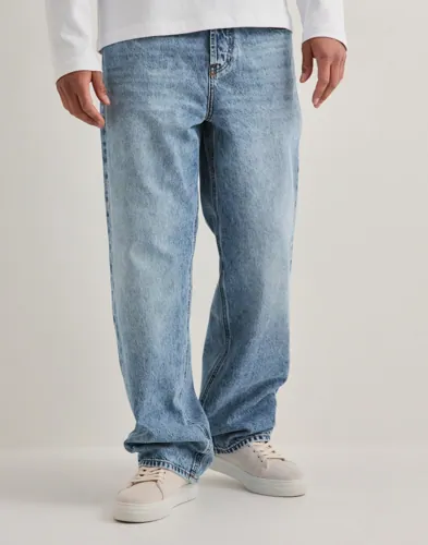 Diesel D-Macro loose fit jeans i blå denim