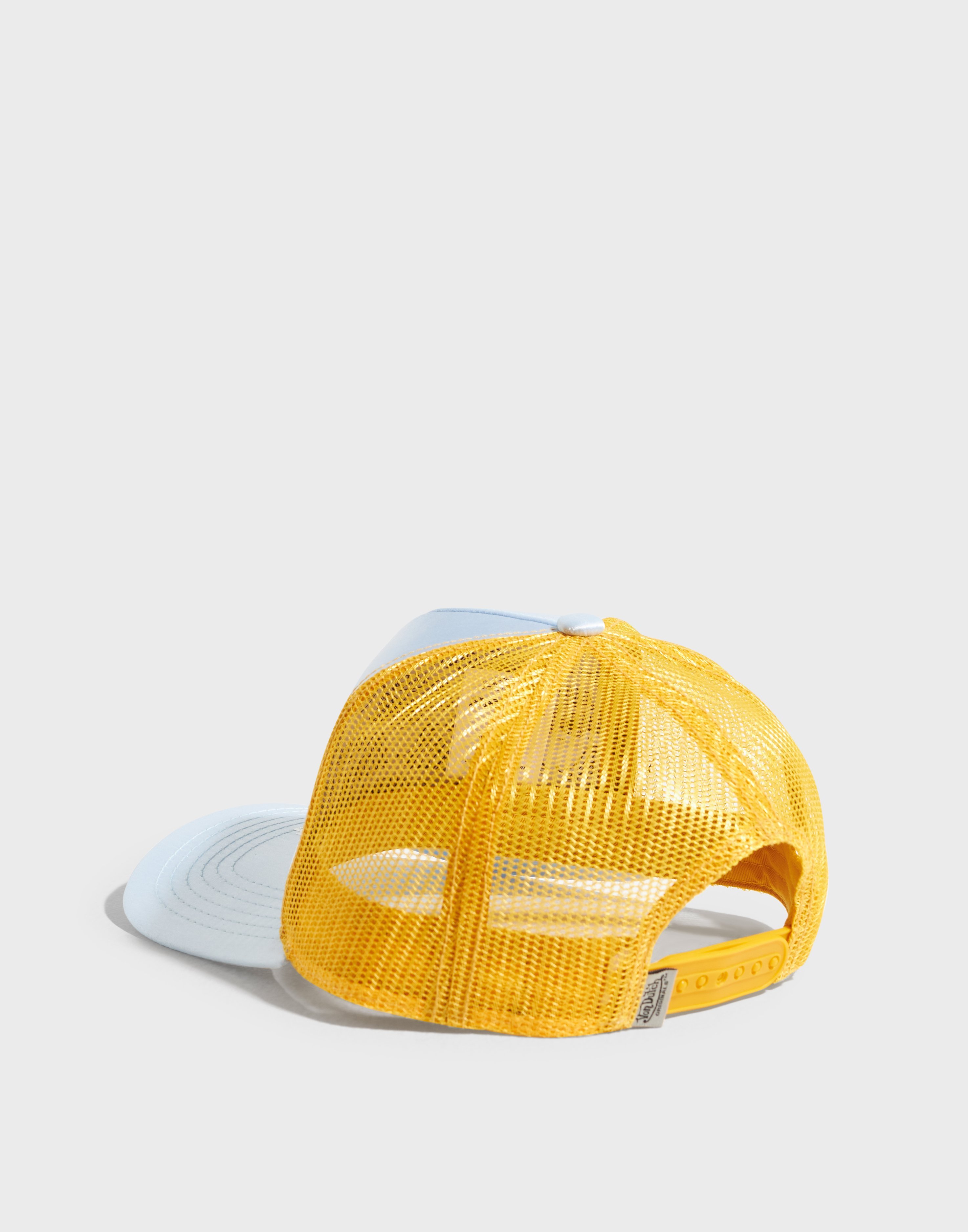 Von Dutch Cary Trucker Cap – Klassische Baseballkappe Mit Mesh-Rücken, Verstellbarer Druckknopf, In Navy-Blau