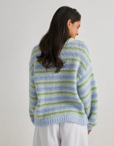 VERO MODA Vmmaybe Stripe Ls O-Neck Pullover N stickade tröjor dam – bild 3