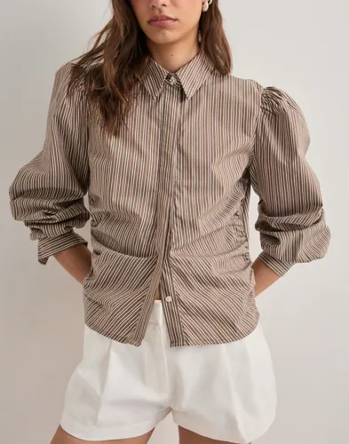 Neo Noir - Brun - Ritta Stripe Shirt
