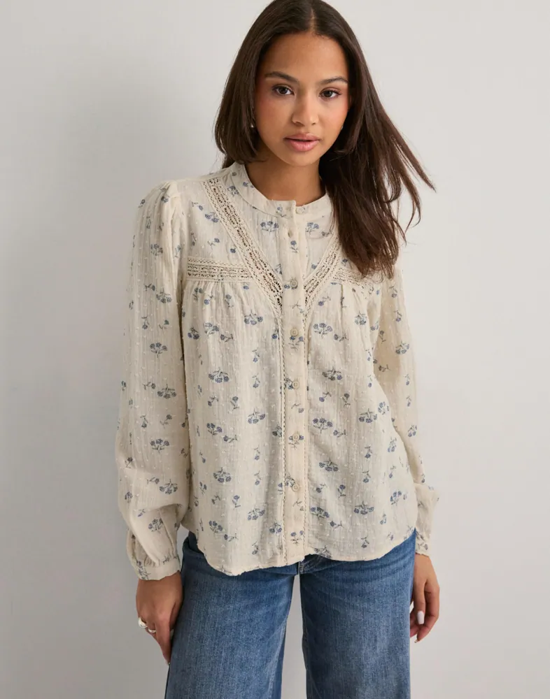 ONLY Onllari L/S Flower Shirt Noos Wvn skjortor & blusar dam – bild 3