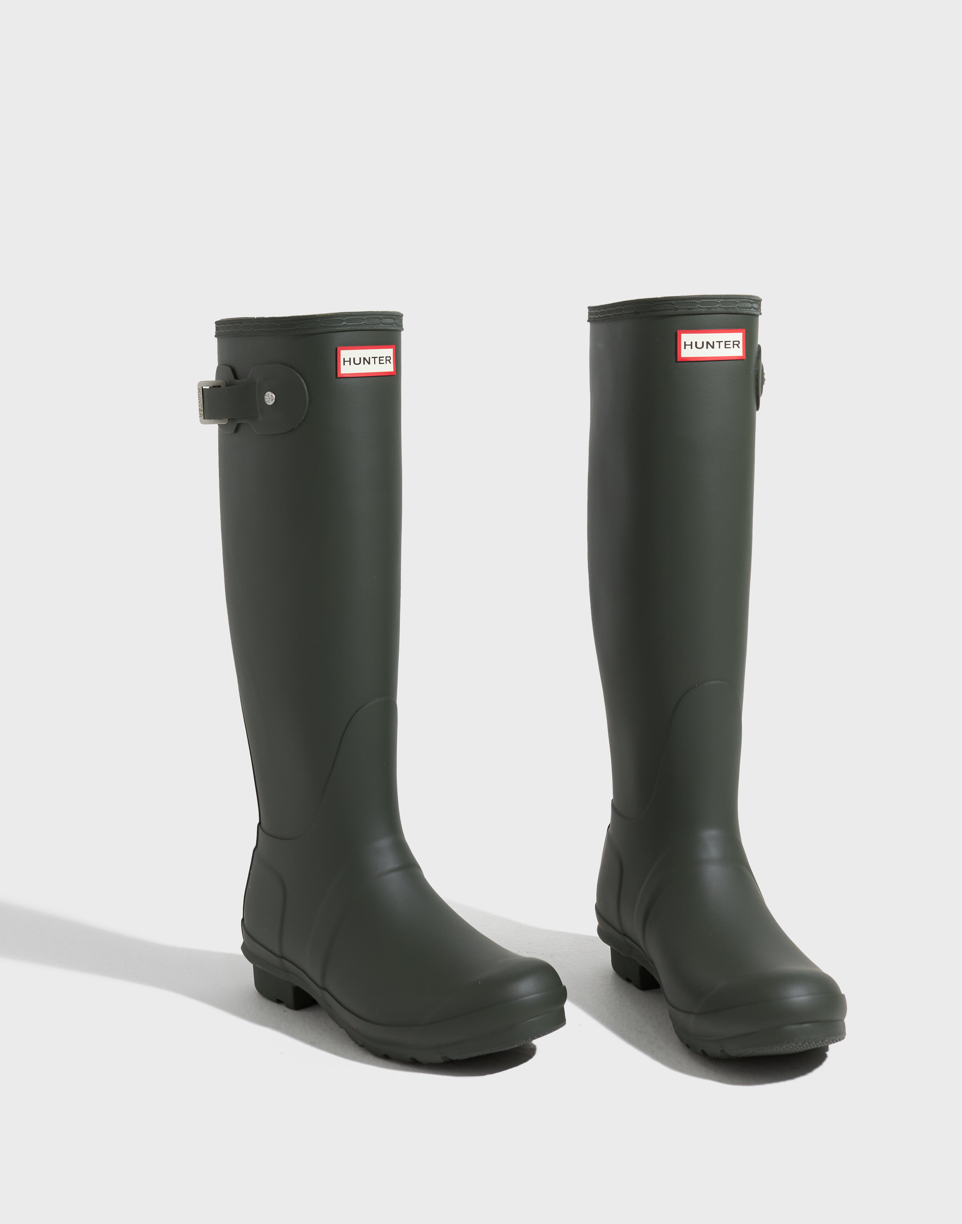 靴 HUNTER ORIGINAL PACKABLE TALL BOOT Buy Hunter ORIGINAL TALL BOOT - Dark Olive | Nelly.com