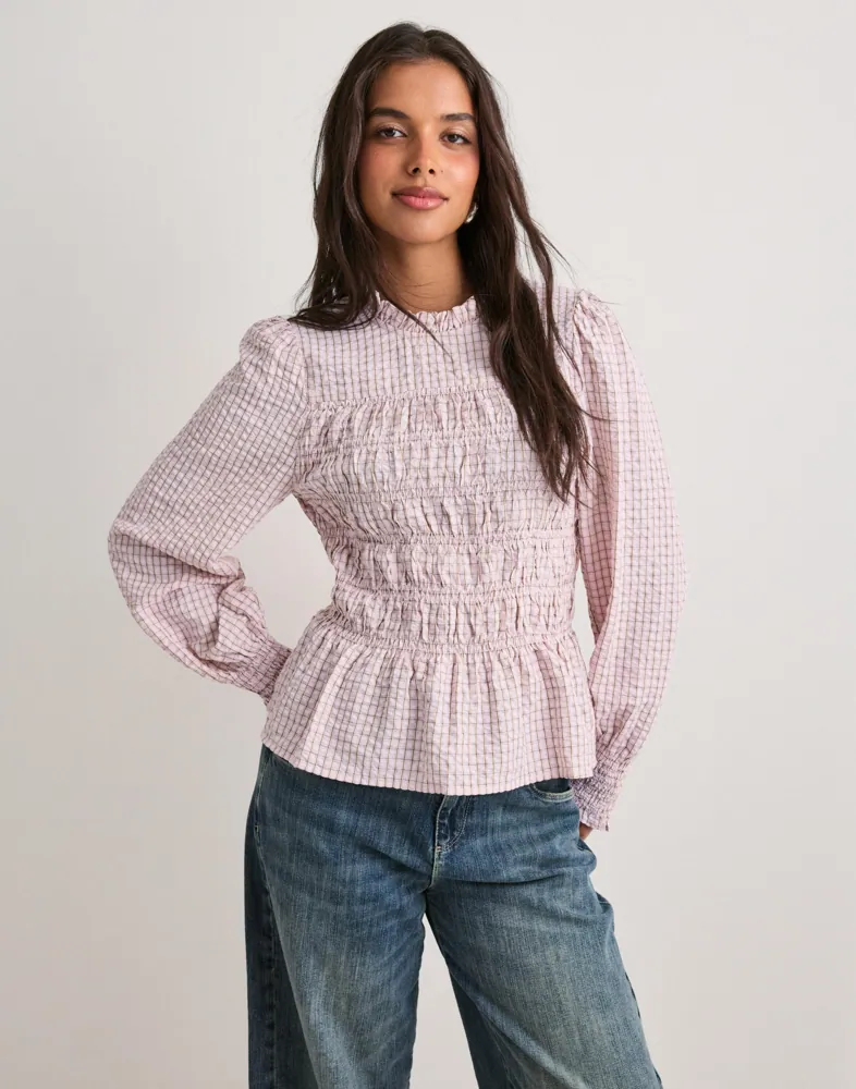 Possa Mini Check Blouse
