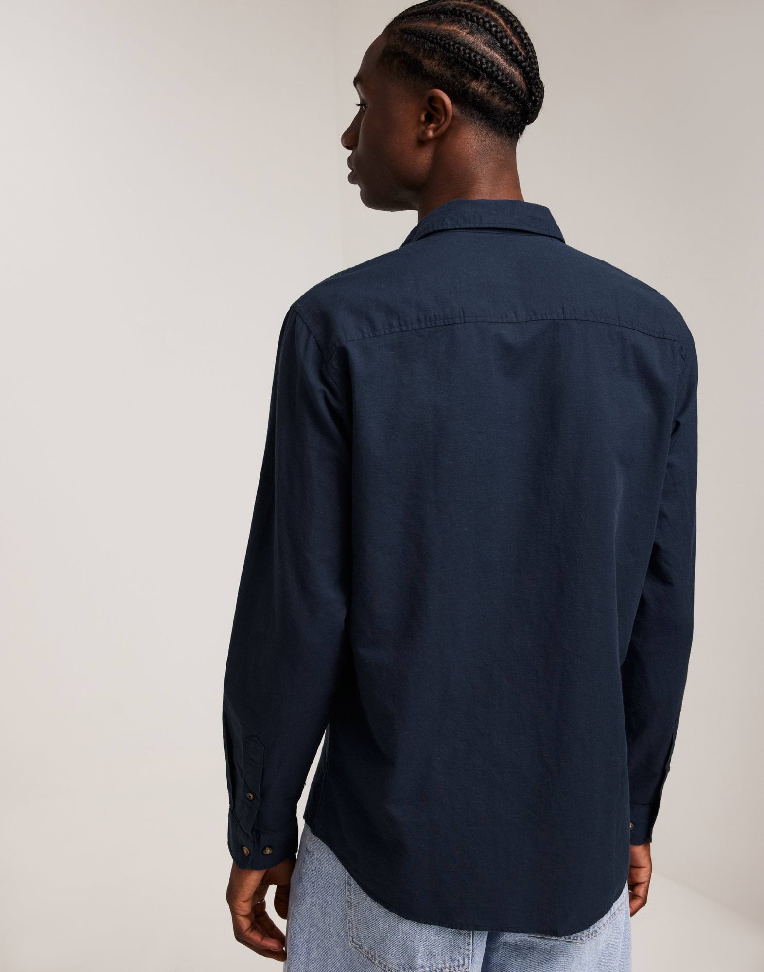 JJESUMMER LINEN BLEND SHIRT LS SN