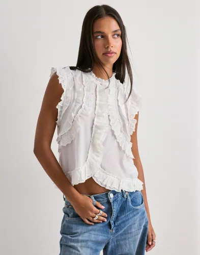 NEO NOIR Celia Ruffle Top toppar dam – bild 3