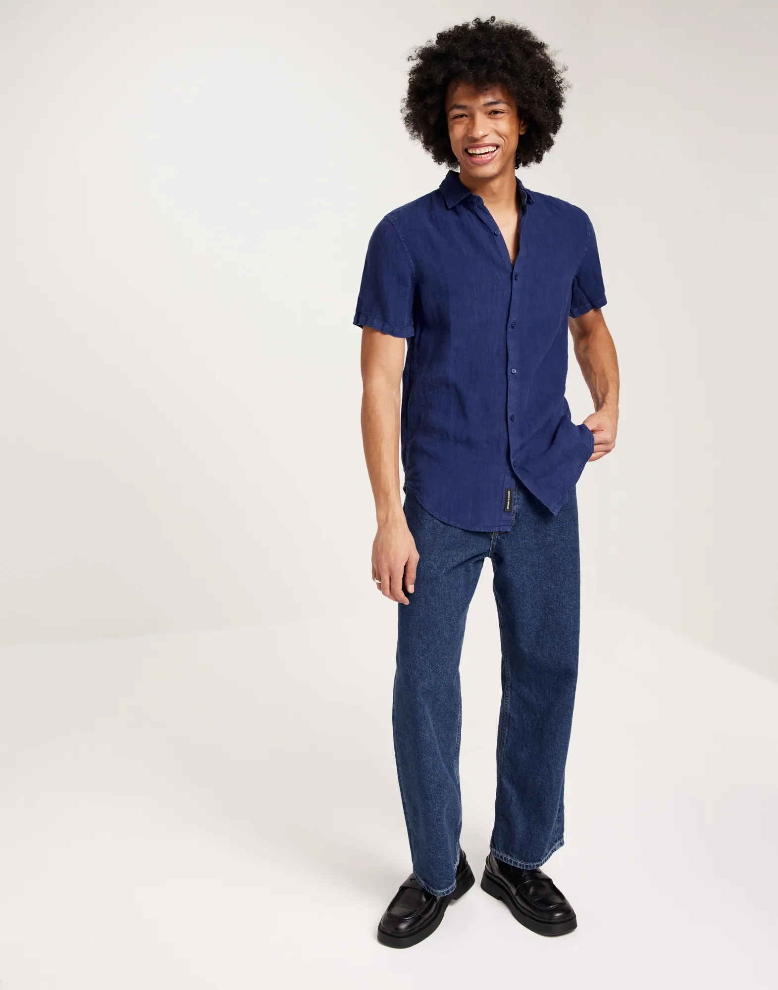 STUDIOS CASUAL LINEN S/S SHIRT