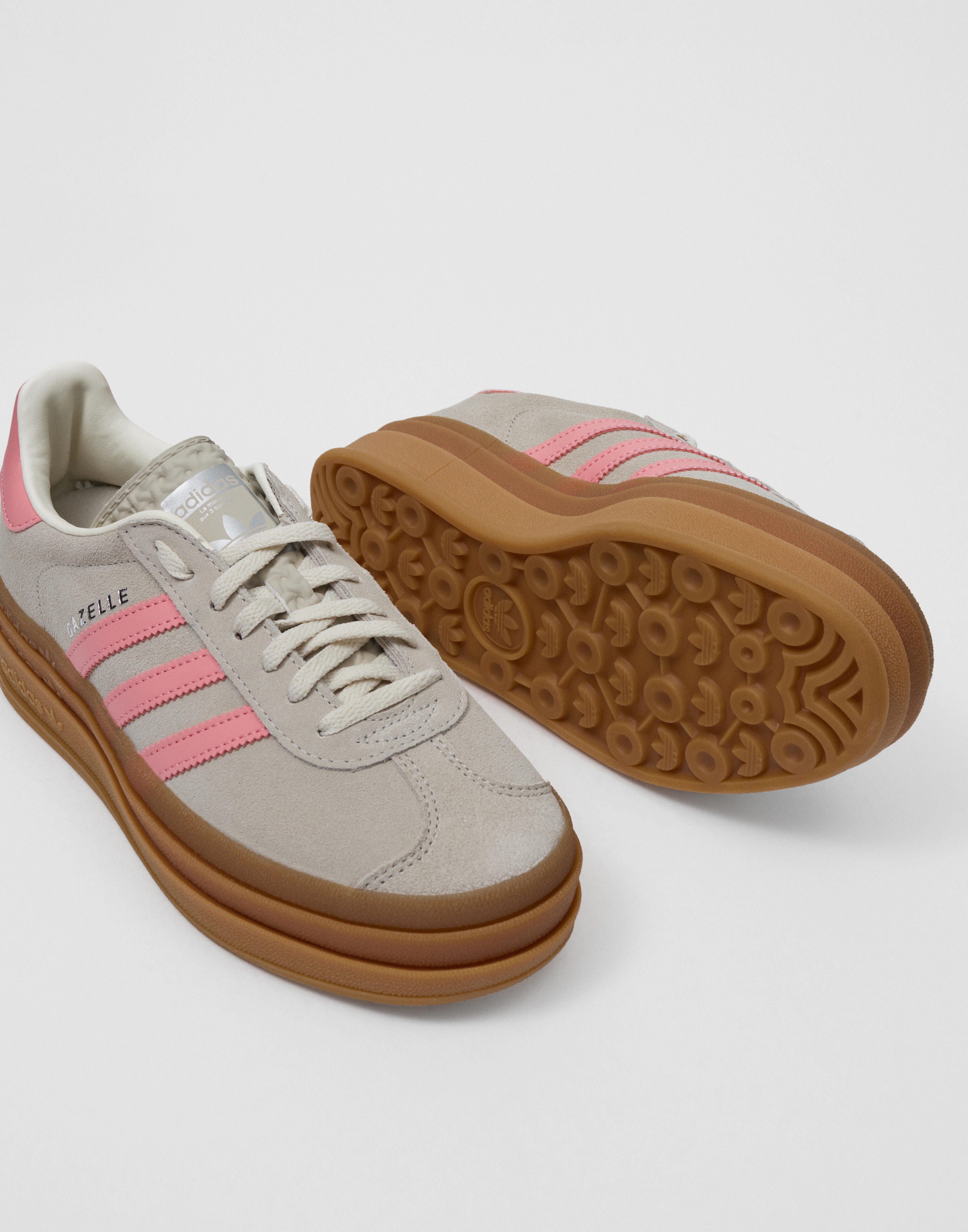 Buy Adidas Originals GAZELLE BOLD J - Grey Pink | Nelly.com