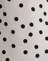 Snow White Black Dots