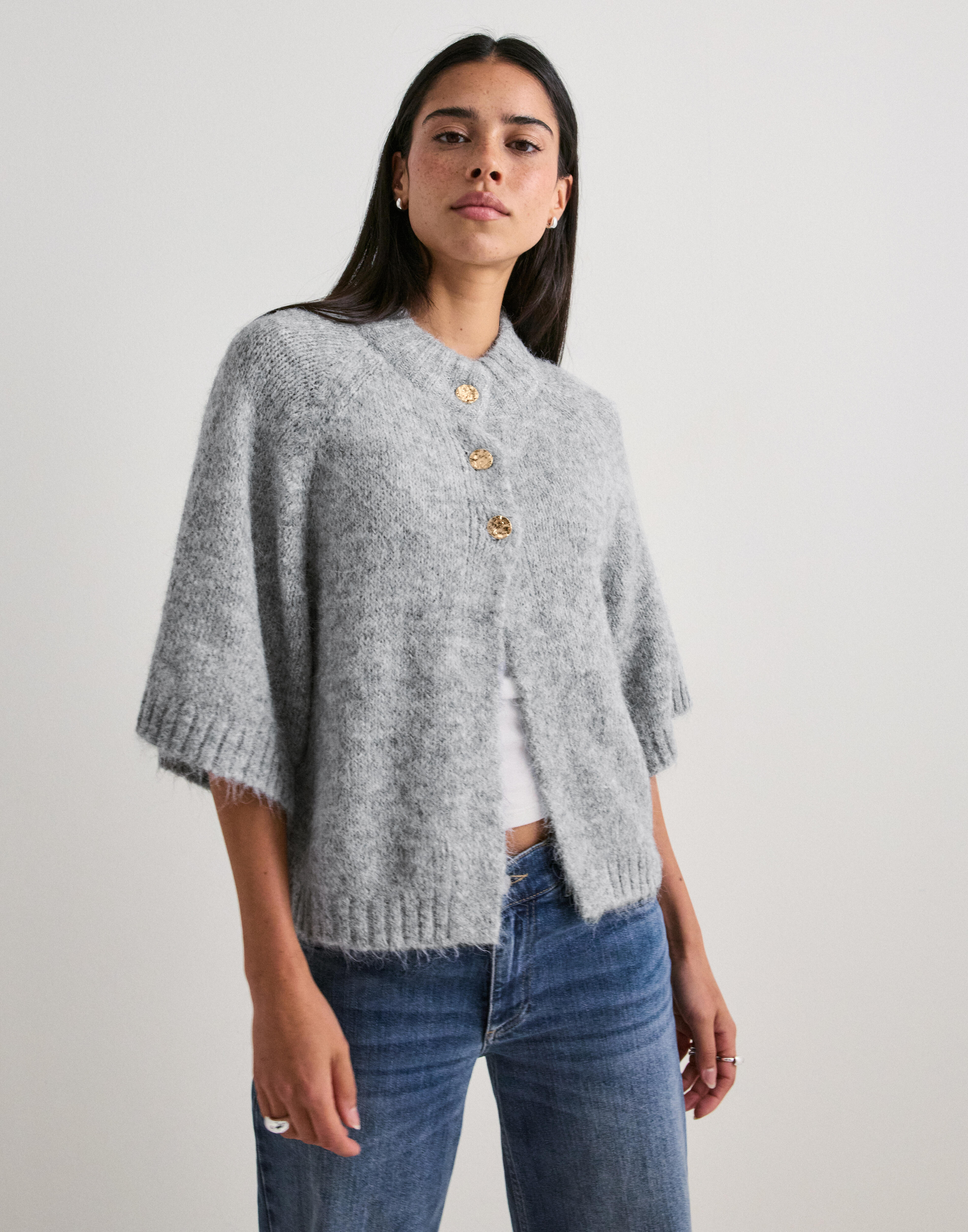 Benuta Fluffy Knit Cardigan