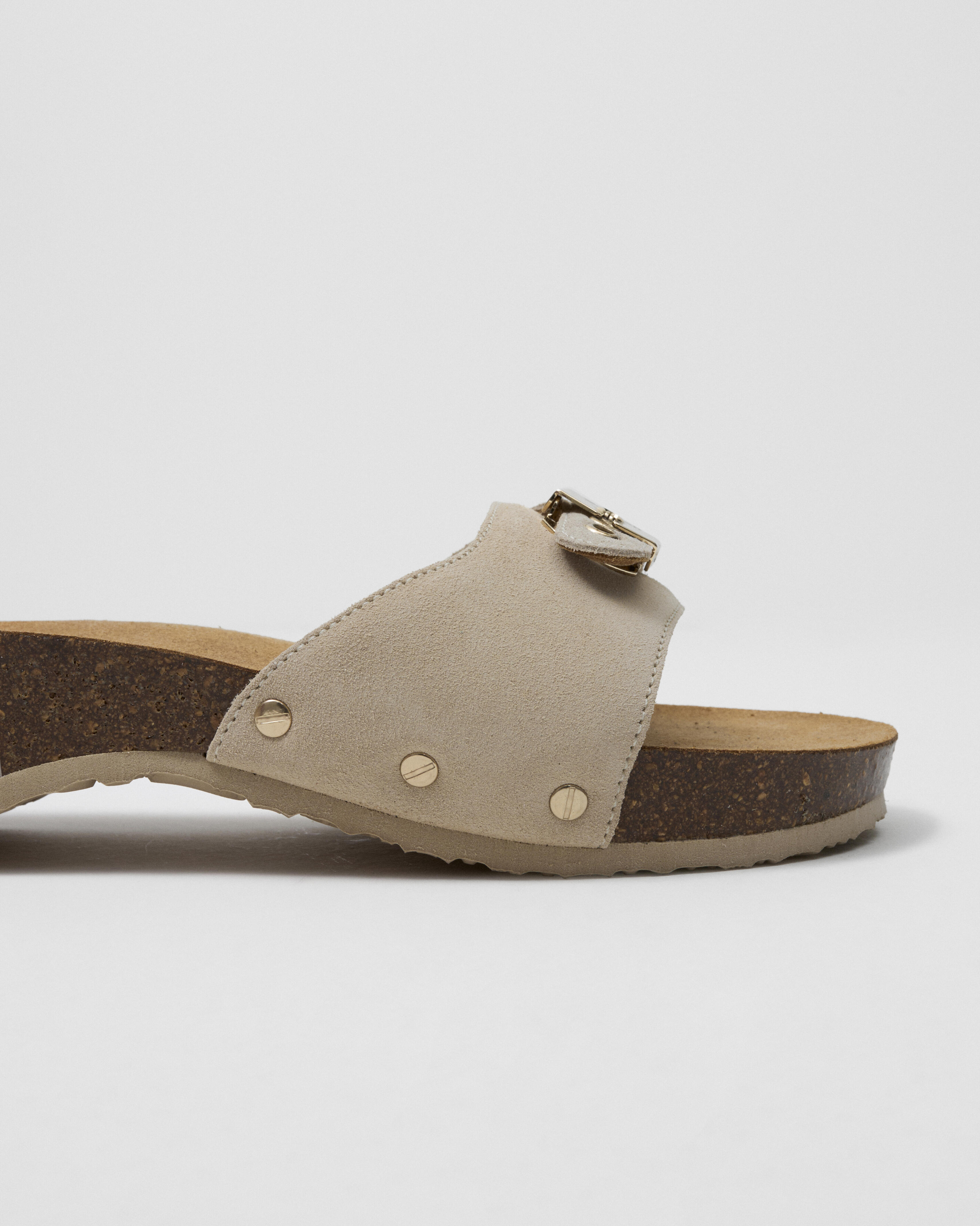 Buy Scholl SL PESCURA HEEL CORK SUEDE Offwhite