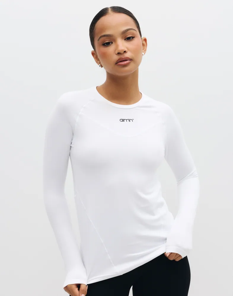 Aimn Women's Soft Basic Long Sleeve t-shirts – bild 4