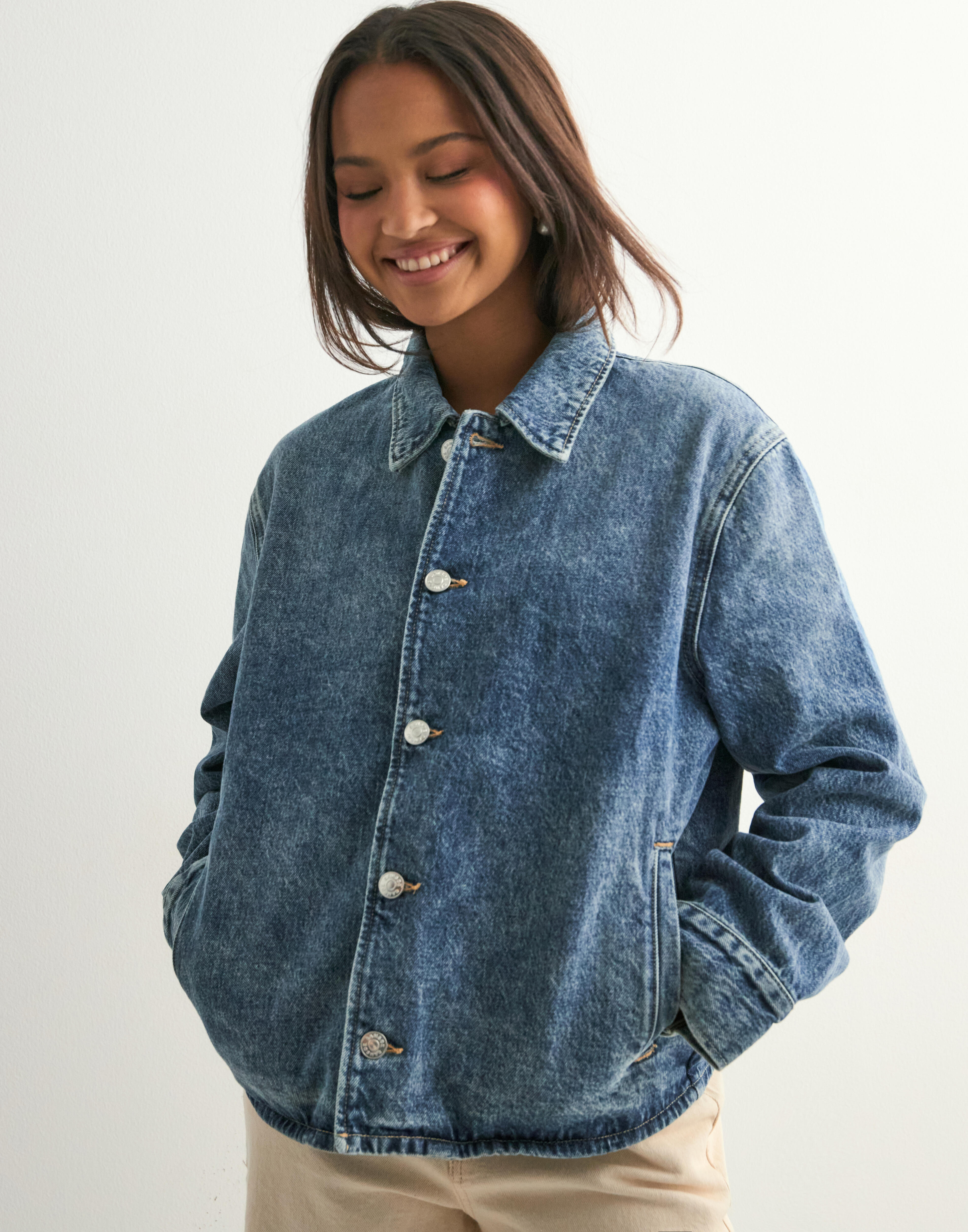 Carhartt WIP レディース　W’ARCA JACKET Carhartt WIP Arca Jacket | Blue | FARFETCH