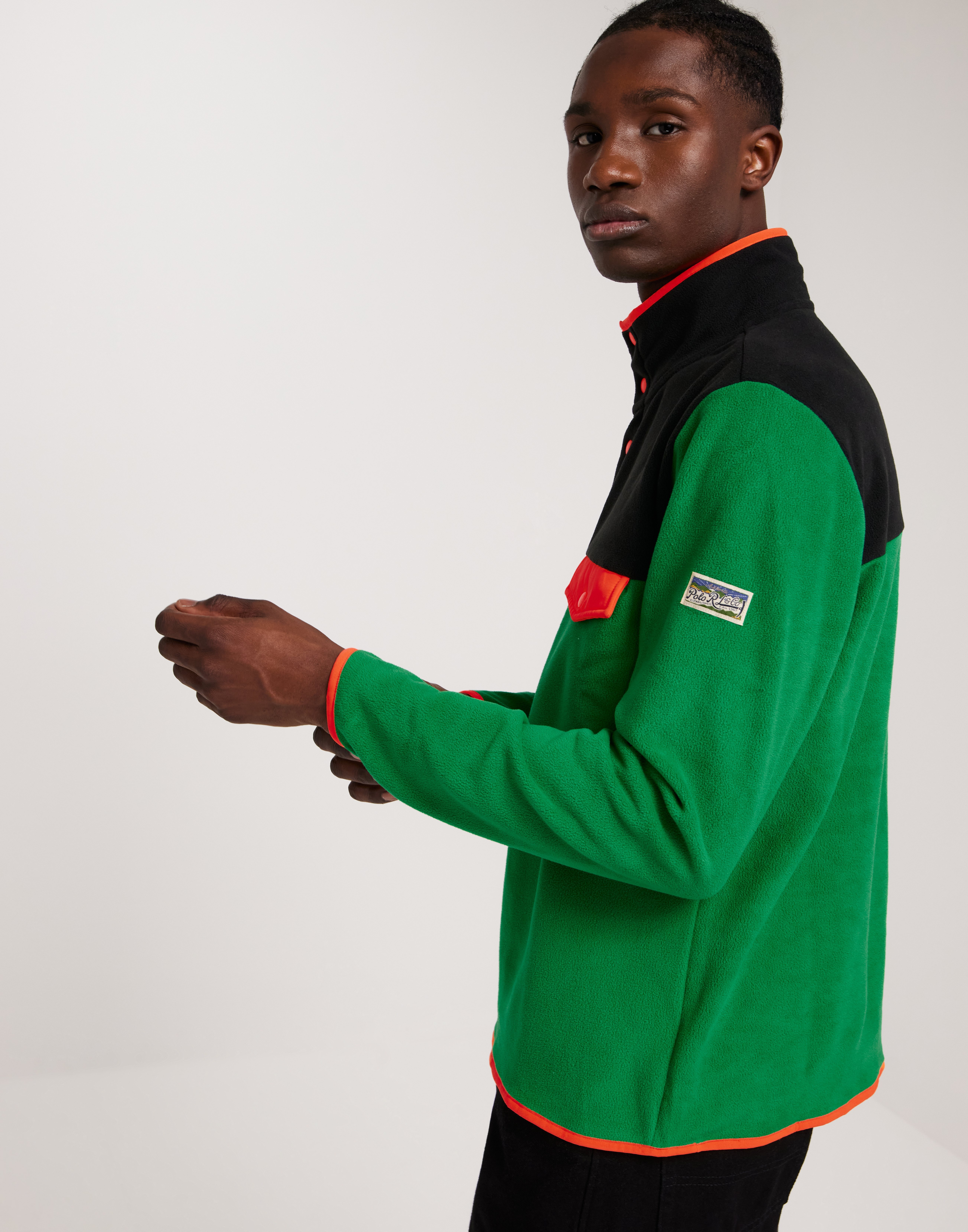 Polo Ralph Lauren LSSNAPMOCKM1-Long Sleeve-Sweatshirt Fleecetrøjer Grøn