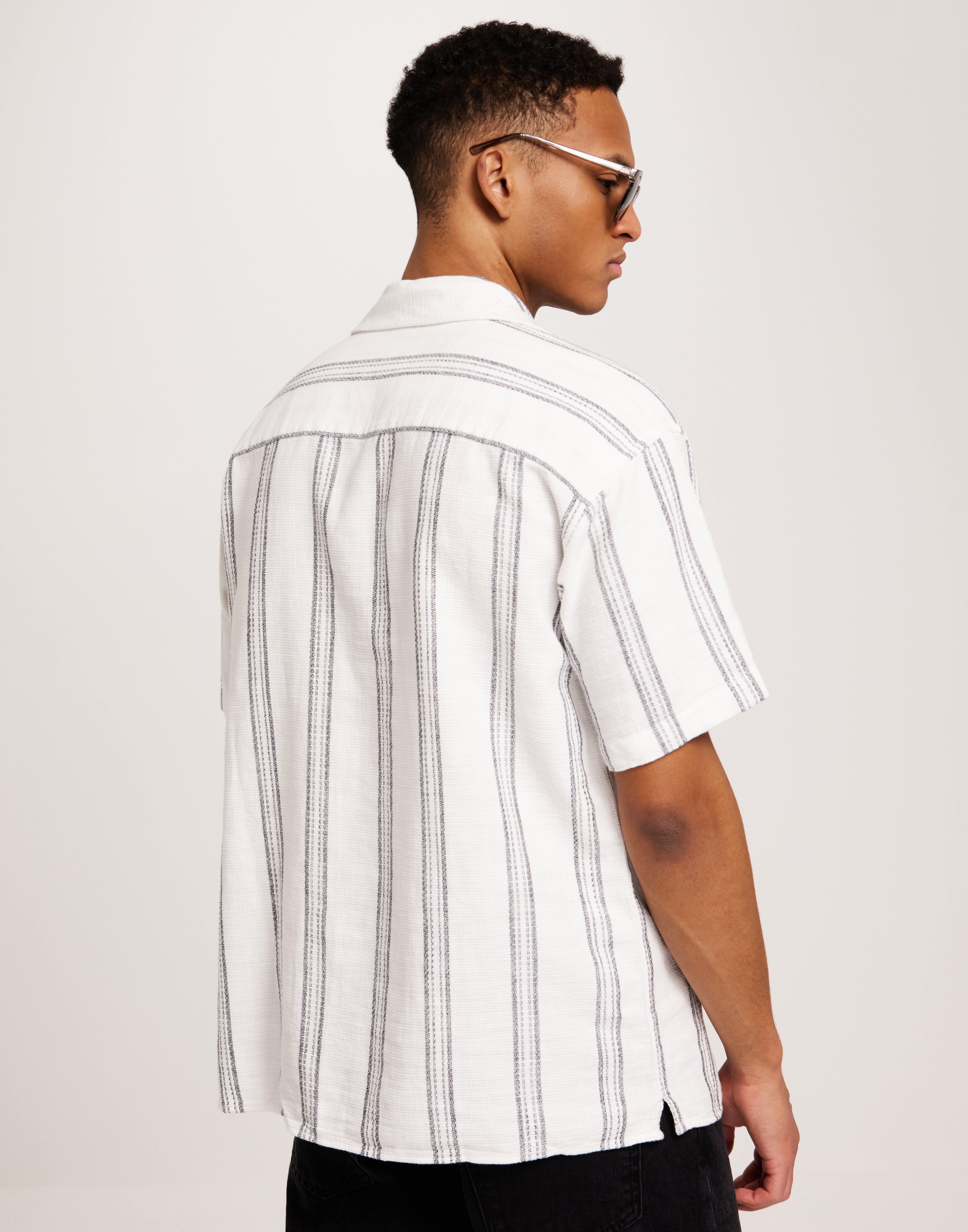 Buy Jack & Jones JORCABANA STRIPE SHIRT SS SN - Cloud Dancer