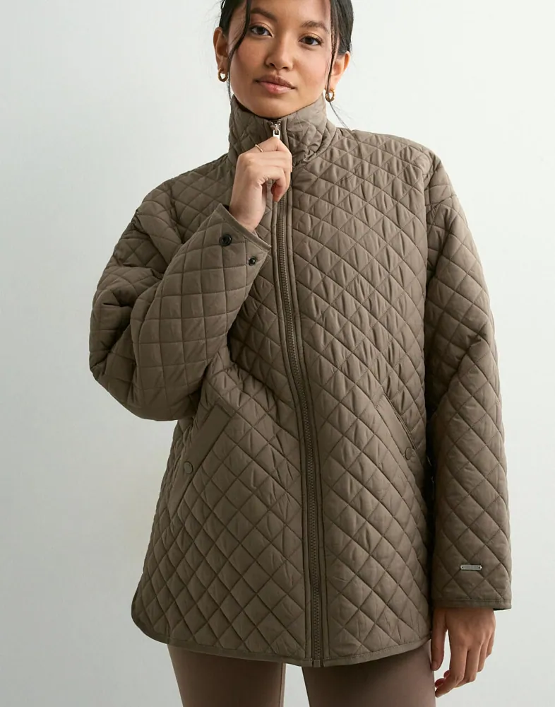 Aimn Oversized Quilted Jacket jackor dam – bild 2