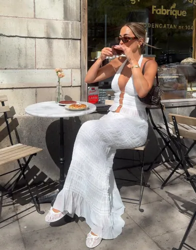 Nelly - Hvid - Fancy Frill Skirt