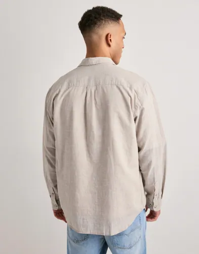 JACK & JONES Jjesummer Linen Blend Shirt L/S Sn Linneskjortor herr – bild 6