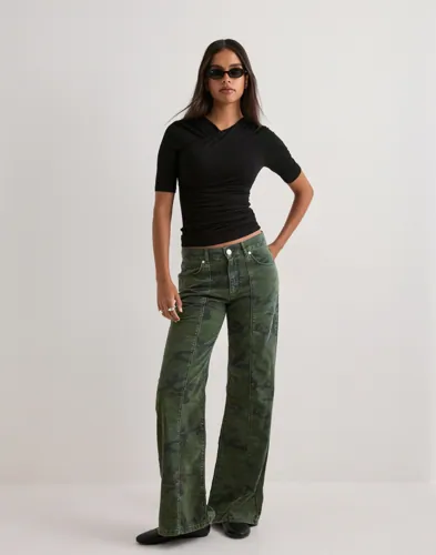 Nelly Ruched Wrap Top toppar dam – bild 2
