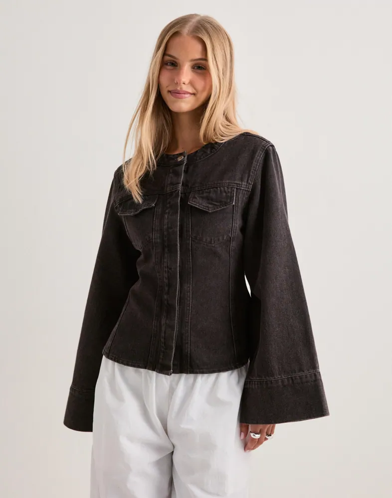 Meja Fitted Wide Sleeve Denim