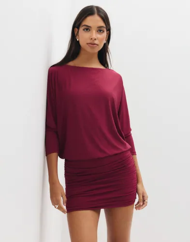 ONLY Onlaria L/S Bat Dress Jrs korta klänningar dam – bild 2