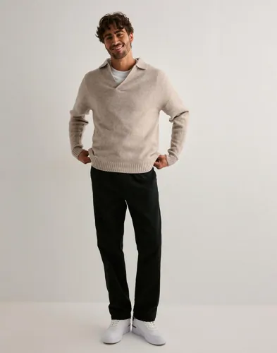 JACK & JONES Jjsoho Ollie Knit Split Neck Ln Långärmad piké pikéer herr – bild 3