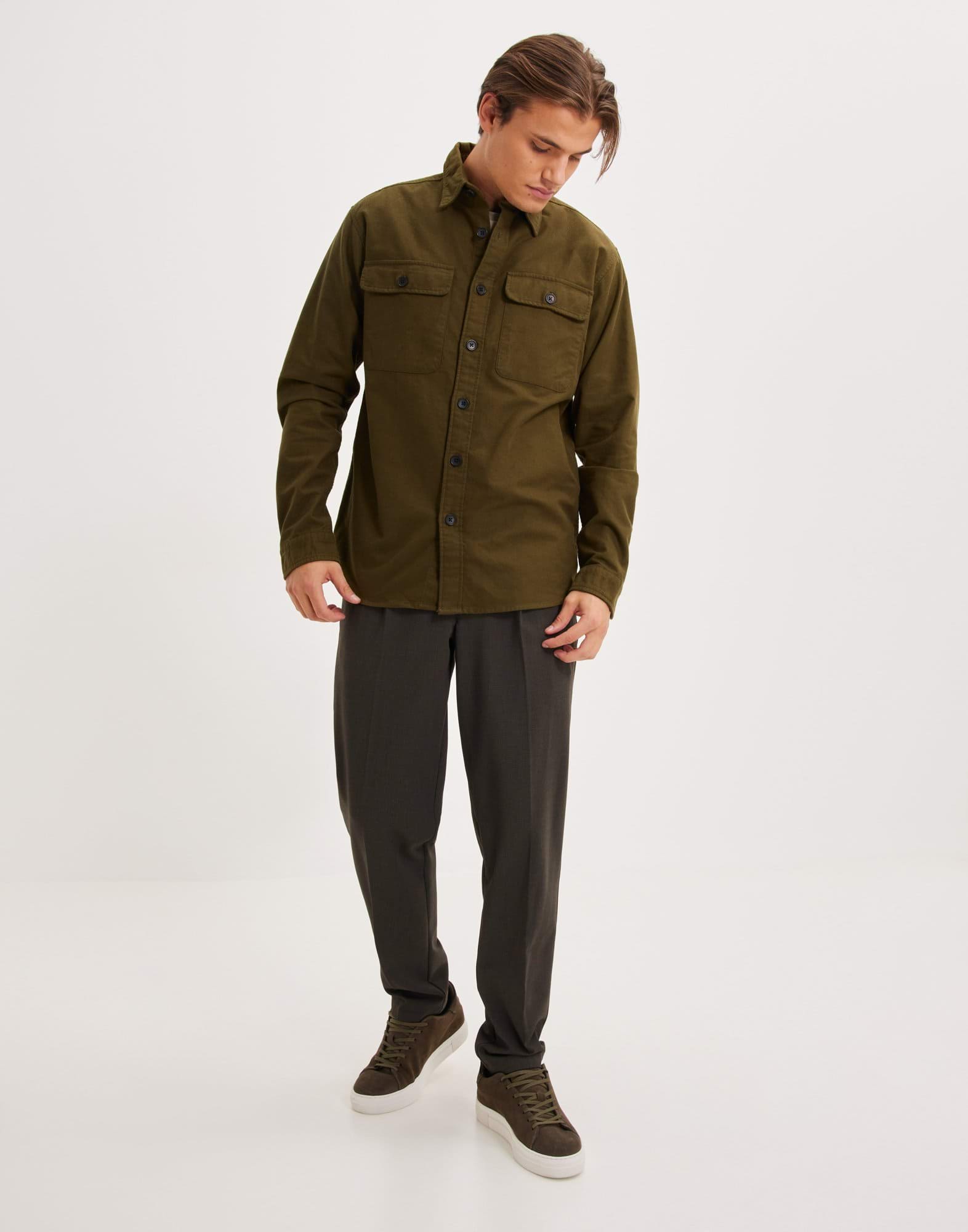 SLHLOOSEROLF LS OVERSHIRT W