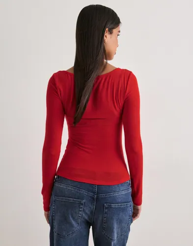 Nelly Soft Wool Blend Scoop Top toppar dam – bild 3