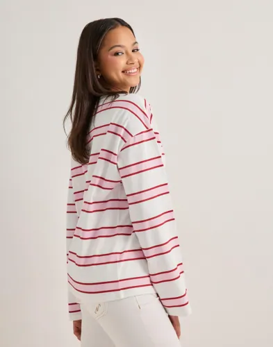 PIECES Pcmila Ls Loose Tee Jrs Noos Bc blusar dam – bild 2