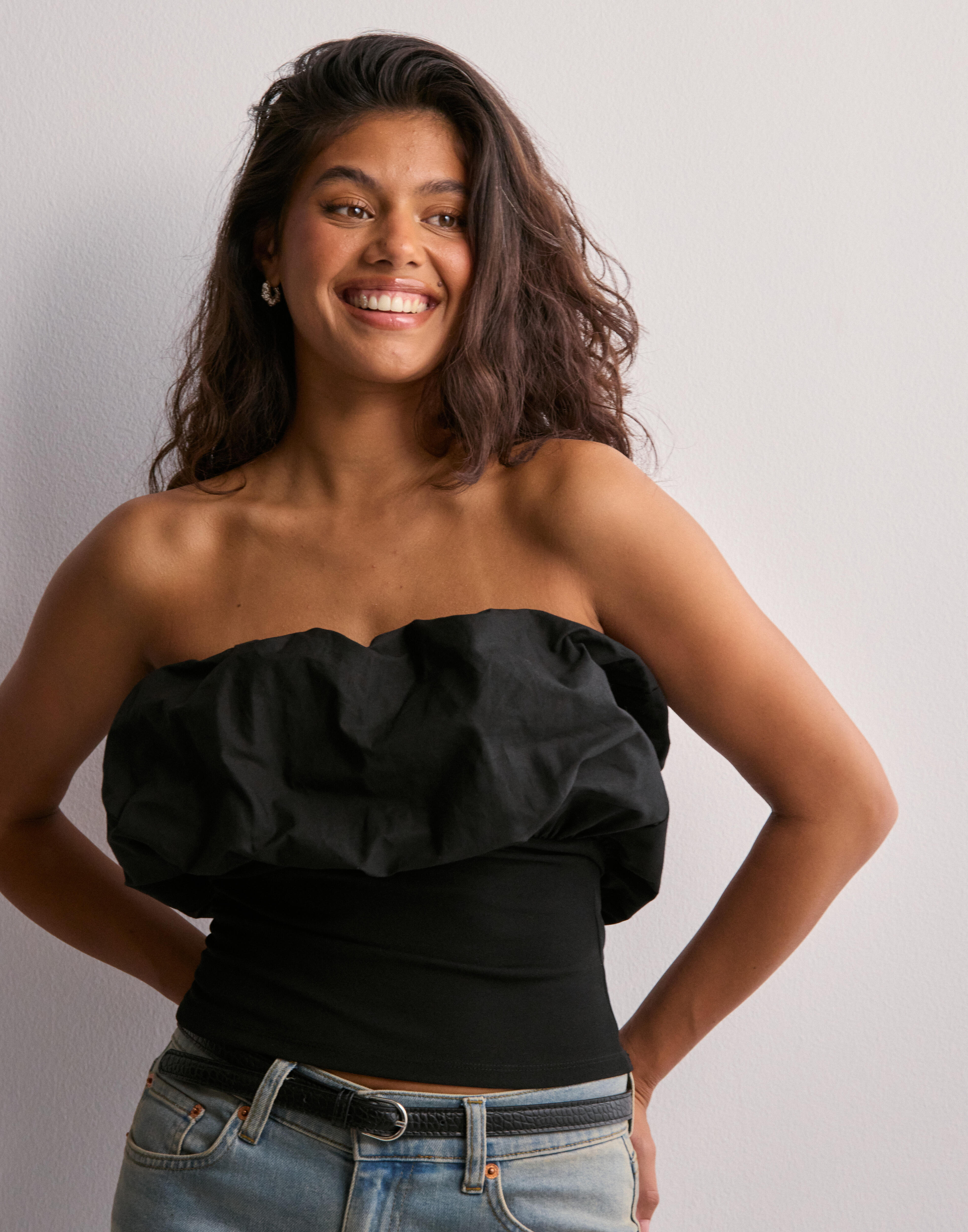 meltthelady メルトザレディ basic tube tops ElliTarr Basic Tube Tops for Women Strapless Bandeau Top