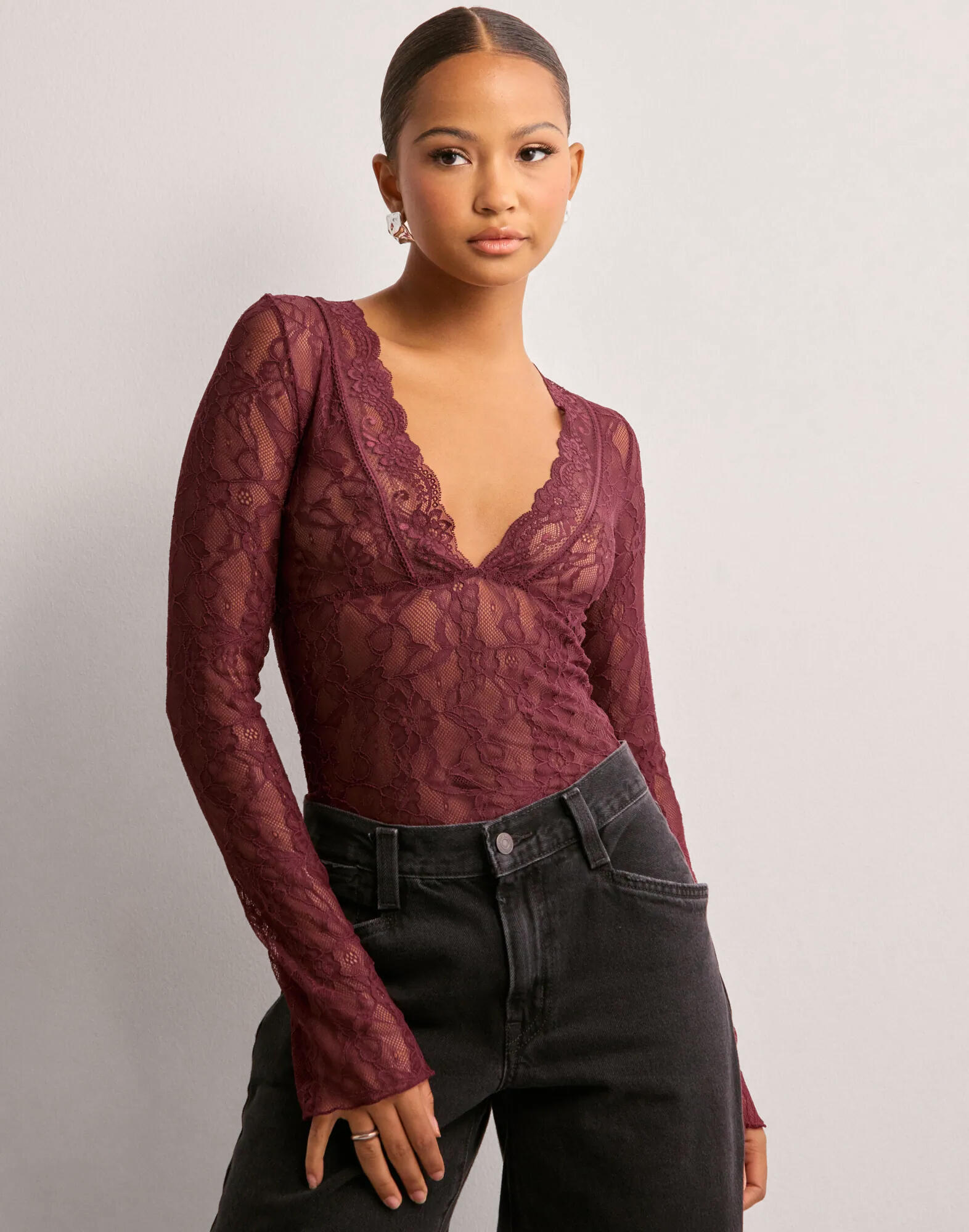 [LANG&LU] PUGLIANO Lace Top★人気★ 254006-1126_02.jpg
