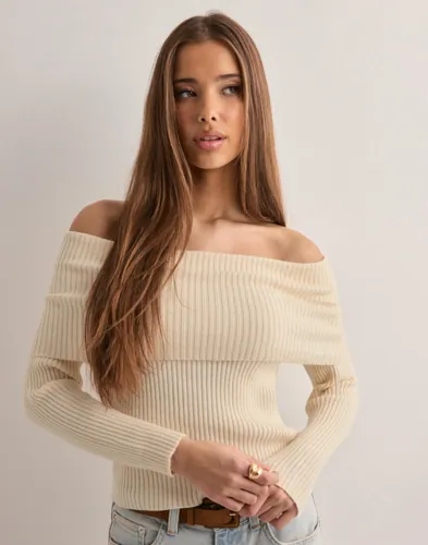 ONLY Onlkatia Ls Off Shoulder Knt toppar dam – bild 6