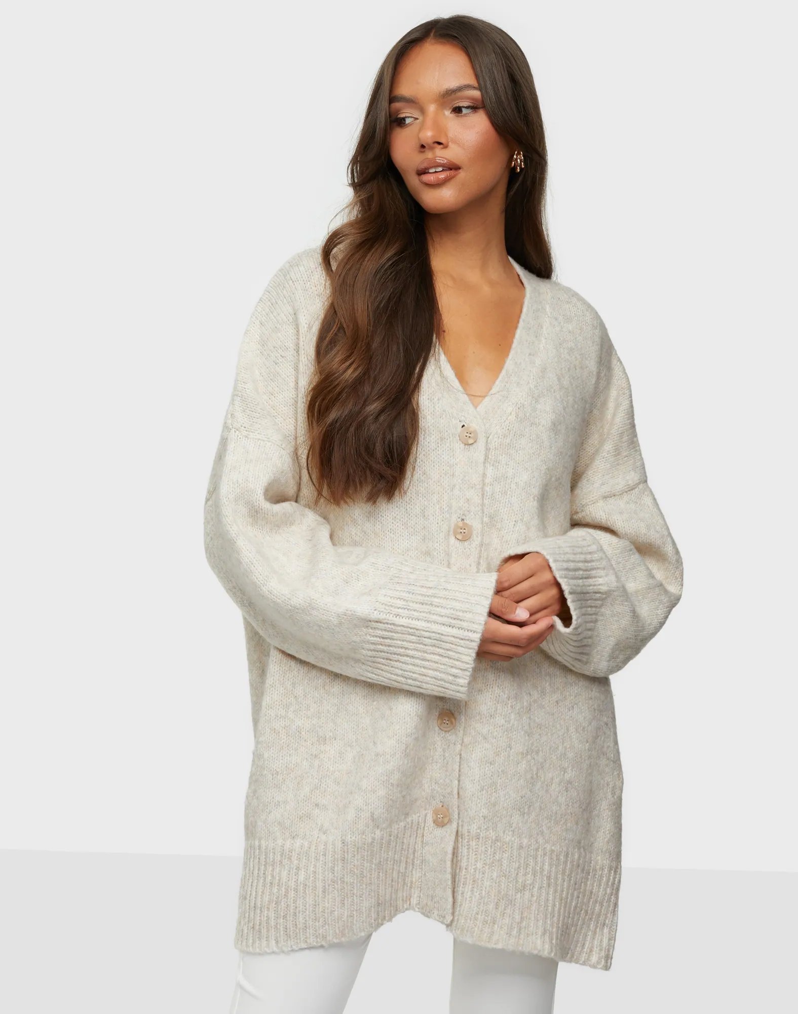 Cardigans paars Bianca