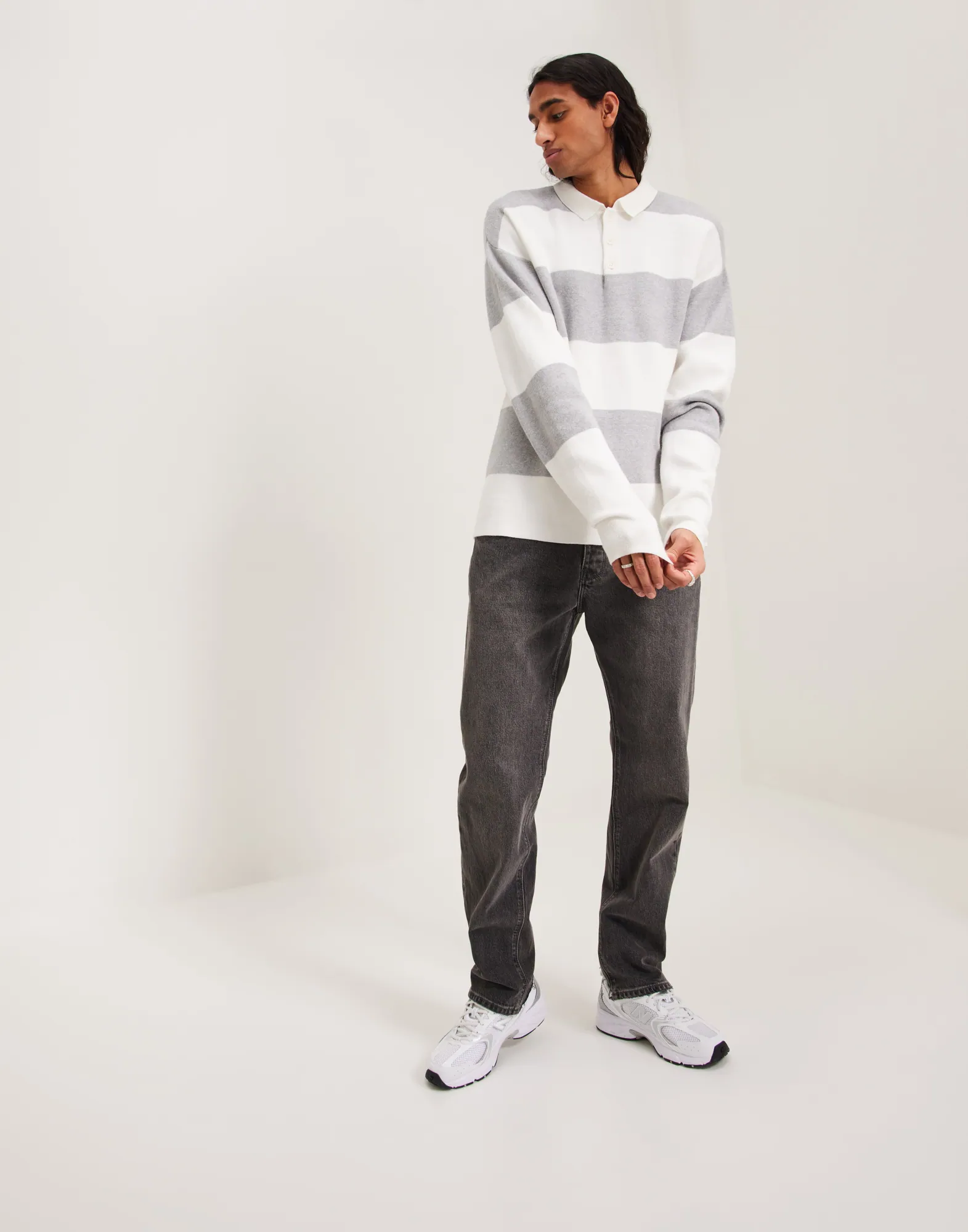 JORMARVIN KNIT LS POLO