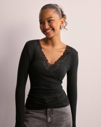 VERO MODA Maglia Donna Vmrosa SL Scollo A V Maniche Corte - Top Jersey Noos