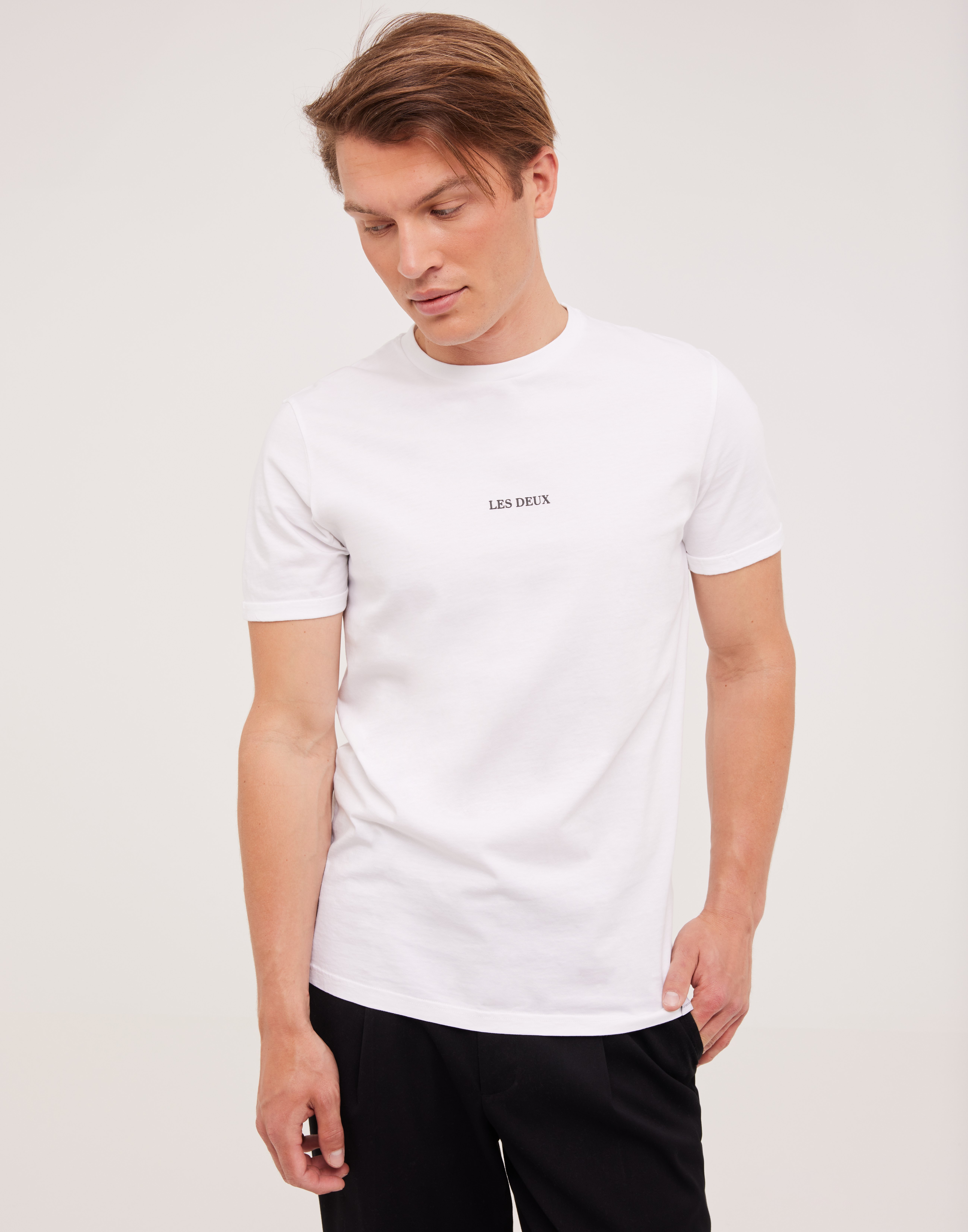 Buy Les Deux Lens T Shirt White NLYMAN