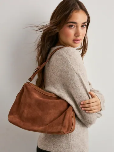 BECKSÖNDERGAARD - Brun - Suede Ginni Medi Bag