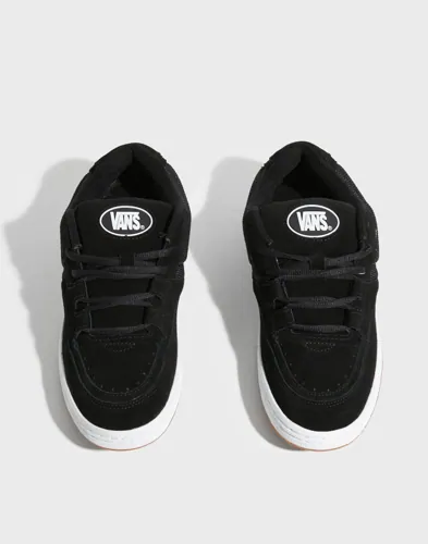 Svarta låga sneakers från VANS Speed med knytband och logga