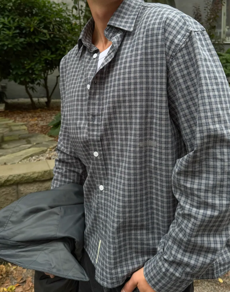 Wbbuzo Yu Check Shirt Mönstrade skjortor