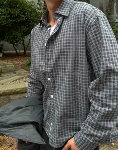 Wbbuzo Yu Check Shirt Mönstrade skjortor