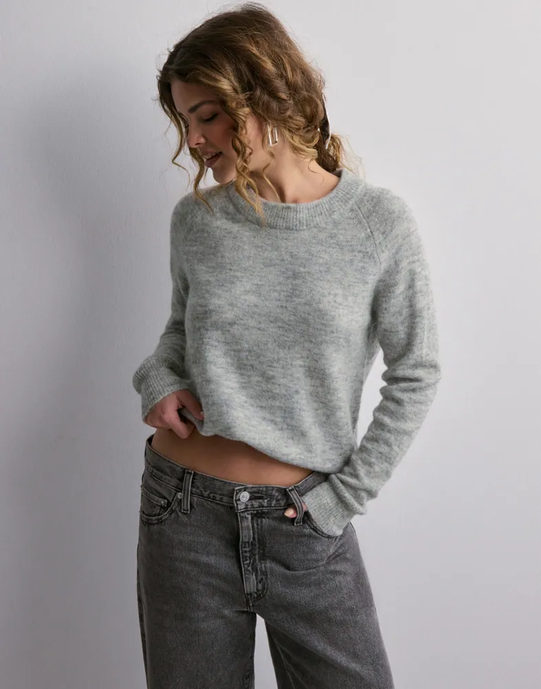 Selected Femme SLFLULU LS Kn O-Neck B Noos, Maglione | WhichOne