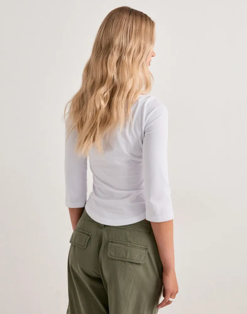 Nelly Picot Edge Top toppar & linnen dam – bild 3