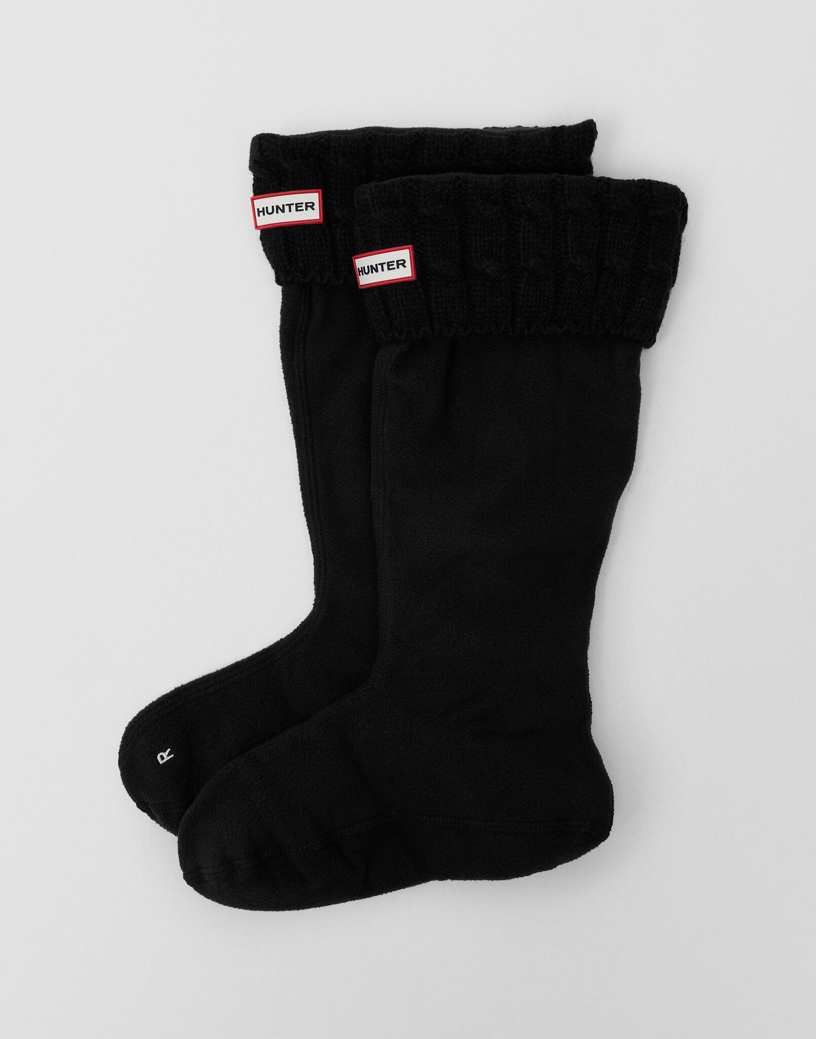 Black Hunter Hunter Original Hunter Short Cable Knit Welly Socks