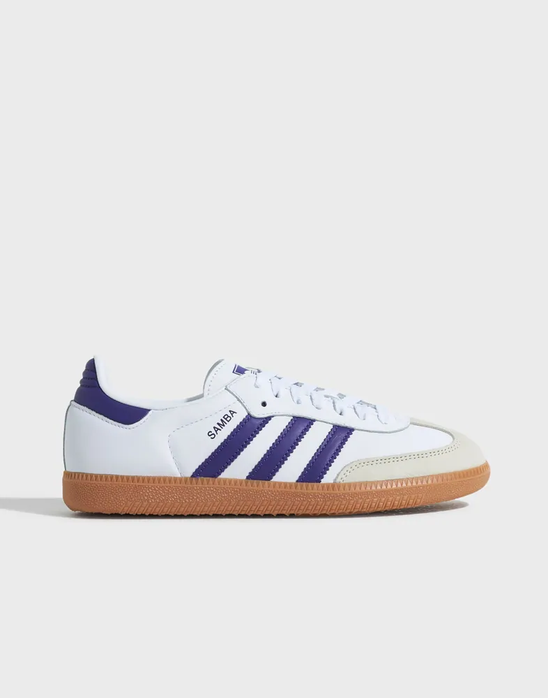 Buy Adidas Originals SAMBA OG W - White/Purple | Nelly.com