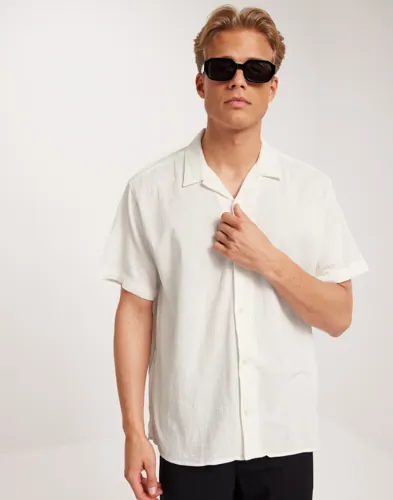 JACK & JONES Jorluke Crinkle Resort Shirt Ss Sn Kortärmade skjortor herr – bild 3