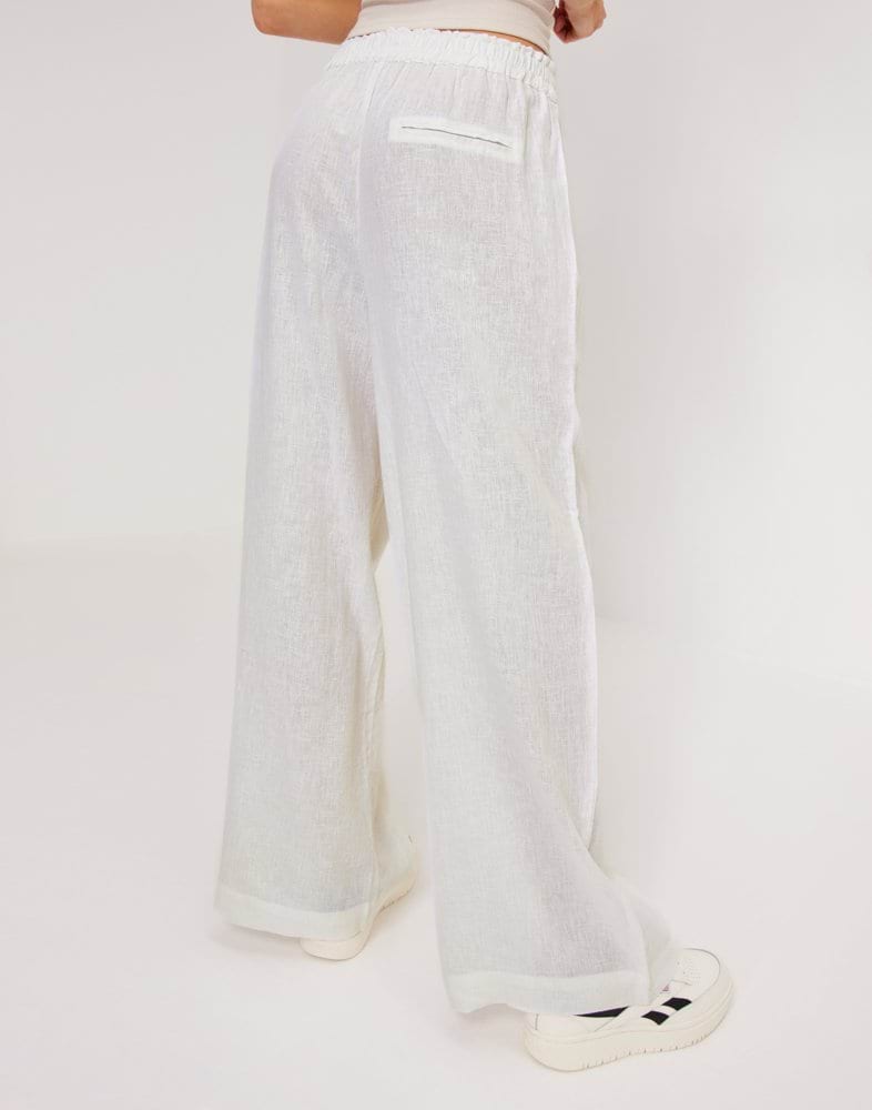 Onltokyo Linen Blend Pant Moonbeam main image 0